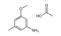 acetic acid,3-methoxy-5-methylaniline Structure