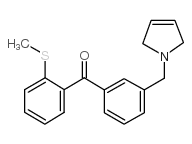 3'-(3-PYRROLINOMETHYL)-2-THIOMETHYLBENZOPHENONE picture