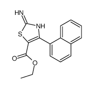 2-AMINO-4-(1-NAPHTHALENYL)-5-THIAZOLECARBOXYLIC ACID ETHYL ESTER Structure