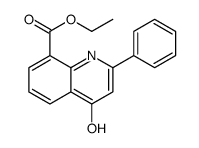 ethyl 4-oxo-2-phenyl-1H-quinoline-8-carboxylate结构式