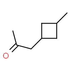 2-Propanone, 1-(3-methylcyclobutyl)-, cis- (9CI) structure