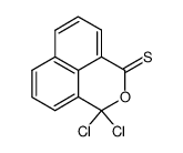 3,3-dichloro-1H,3H-benzo[de]isochromene-1-thione Structure