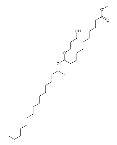 11-(2-HEXADECYLOXY)-3-HYDROXYPROPOXYUNDECANOIC ACID METHYL ESTER structure