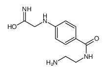 N-(2-aminoethyl)-4-[(2-amino-2-oxoethyl)amino]benzamide Structure