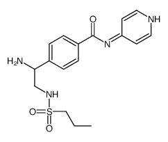 4-[1-amino-2-(propylsulfonylamino)ethyl]-N-pyridin-4-ylbenzamide Structure