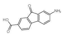 7-amino-9-oxo-fluorene-2-carboxylic acid Structure