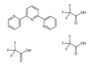 2,6-dipyridin-2-ylpyridine,2,2,2-trifluoroacetic acid Structure