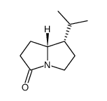 3H-Pyrrolizin-3-one,hexahydro-7-(1-methylethyl)-,trans-(9CI)结构式