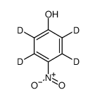 4-硝基苯酚-2,3,5,6-d4结构式