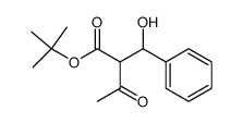 2-(α-Hydroxy-benzyl)-acetessigsaeure-tert.-butylester结构式