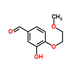 3-Hydroxy-4-(2-methoxyethoxy)benzaldehyde结构式