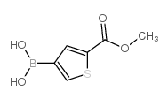 (5-(METHOXYCARBONYL)THIOPHEN-3-YL)BORONIC ACID Structure