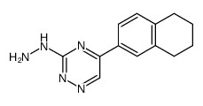 3-hydrazino-5-(1,2,3,4-tetrahydronaphth-6-yl)-1,2,4-triazine Structure