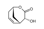 endo-4-hydroxy-2-oxabicyclo(3.3.1)non-6-en-3-one结构式