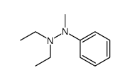 N,N-diethyl-N'-methyl-N'-phenyl-hydrazine结构式