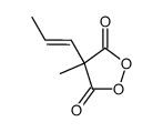 4-methyl-4-(1-propenyl)malonyl peroxide结构式