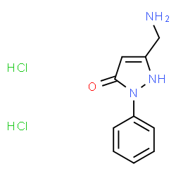 5-(Aminomethyl)-2-phenyl-1,2-dihydro-3H-pyrazol-3-one dihydrochloride picture