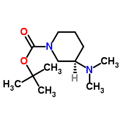 R-N-Boc-3-dimethylaminopiperidine structure