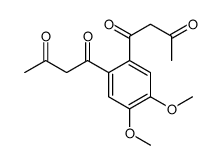 1-[4,5-dimethoxy-2-(3-oxobutanoyl)phenyl]butane-1,3-dione Structure