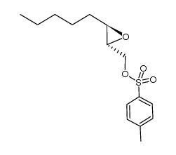 ((2R,3R)-3-pentyloxiran-2-yl)methyl 4-methylbenzenesulfonate Structure