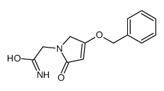 2-(5-oxo-3-phenylmethoxy-2H-pyrrol-1-yl)acetamide结构式