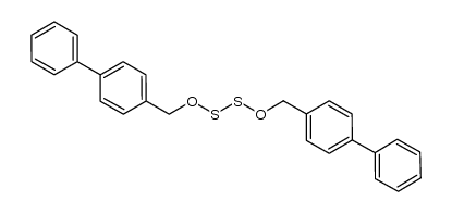 bis(p-phenylbenzyloxy) disulfide结构式