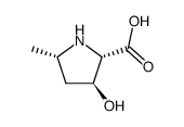 L-Proline, 3-hydroxy-5-methyl-, (3S,5S)- (9CI) structure