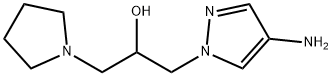 1-(4-amino-1H-pyrazol-1-yl)-3-(pyrrolidin-1-yl)propan-2-ol Structure