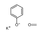 potassium,formaldehyde,phenoxide Structure