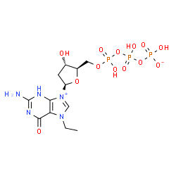 N(7)-ethyldeoxyguanosine 5'-triphosphate Structure