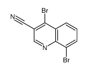 4,8-dibromoquinoline-3-carbonitrile structure