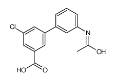 3-(3-acetamidophenyl)-5-chlorobenzoic acid Structure