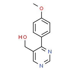 [4-(4-Methoxyphenyl)pyrimidin-5-yl]Methanol结构式