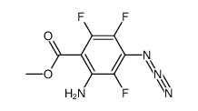 methyl 2-amino-4-azido-3,5,6-trifluorobenzoate Structure