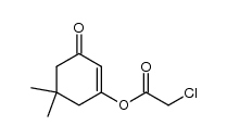 3-chloroacetoxy-5,5-dimethyl-2-cyclohexen-1-one Structure