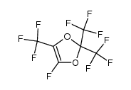 2,2,4-tris(trifluoromethyl)-5-fluoro-1,3-dioxole Structure