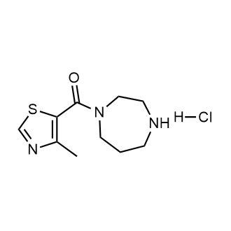 1-(4-Methyl-1,3-thiazole-5-carbonyl)-1,4-diazepane hydrochloride Structure