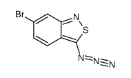 3-azido-6-bromo-2,1-benzisothiazole Structure