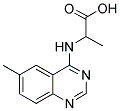 2-(6-METHYL-QUINAZOLIN-4-YLAMINO)-PROPIONIC ACID结构式