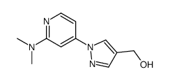 (1-(2-(Dimethylamino)pyridin-4-yl)-1H-pyrazol-4-yl)Methanol picture