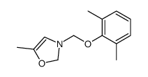 3-[(2,6-dimethylphenoxy)methyl]-5-methyl-oxazole结构式