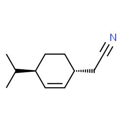 2-Cyclohexene-1-acetonitrile,4-(1-methylethyl)-,(1R-trans)-(9CI)结构式