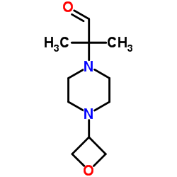 2-Methyl-2-(4-(oxetan-3-yl)piperazin-1-yl)propanal picture