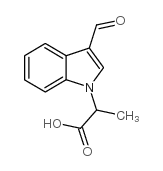 2-(3-甲酰基-1H-吲哚-1-基)丙酸图片