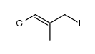 1-chloro-3-iodo-2-methyl-propene Structure