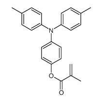 [4-(4-methyl-N-(4-methylphenyl)anilino)phenyl] 2-methylprop-2-enoate结构式