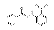 N1-(2-nitrophenyl)-N2-α-chlorobenzylidenhydrazone结构式