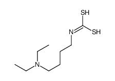 N-[4-(Diethylamino)butyl]carbamodithioic acid结构式