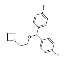 1-[2-[bis(4-fluorophenyl)methoxy]ethyl]azetidine结构式