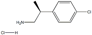 (S)-1-(4-氯苯基)-N-甲基乙胺盐酸盐结构式